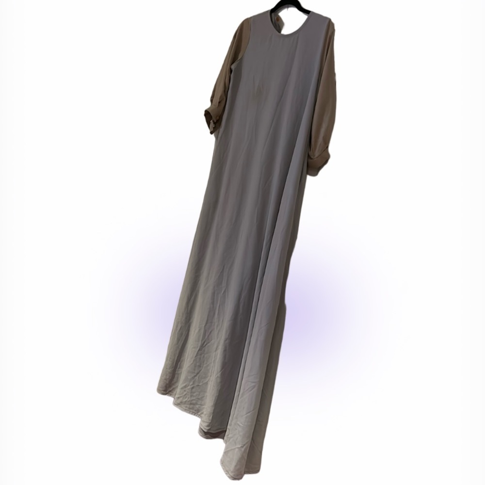 Neutral Kaftan maxi Dress
